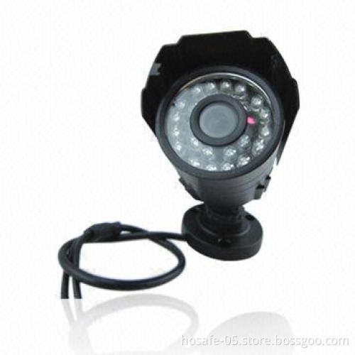 Water-resistant Metal Bullet Camera for Outdoor and Indoor Use, High Resolution, 420/700TVL